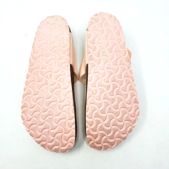 Birkenstock Gizeh Vegan Light Rose BirkiBuc Thong Sandals Size 39 US 8-8.5 - Picture 7 of 11